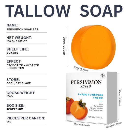 Handmade Persimmon Soap – Natural Skincare Bar Coming Soon