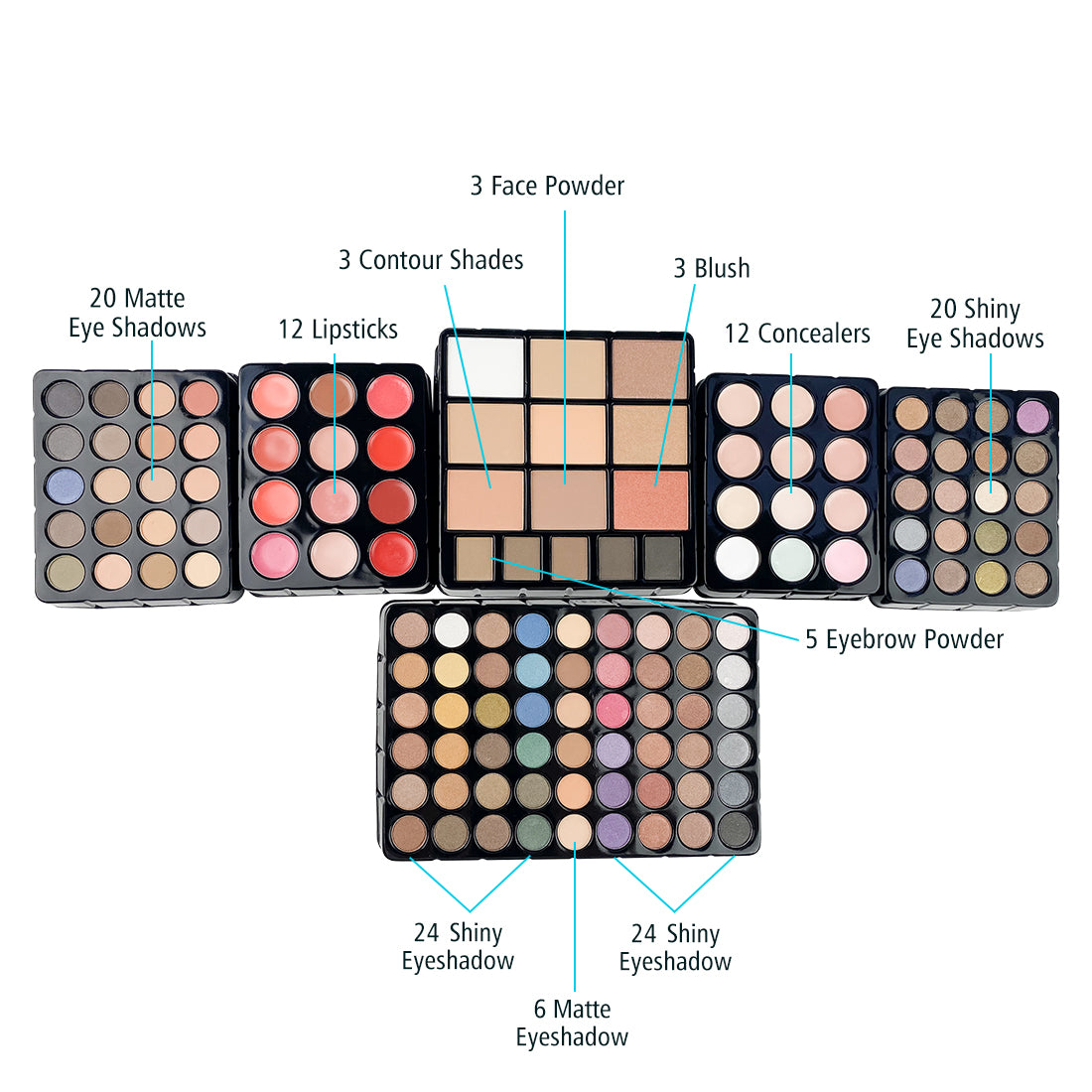 Colors Makeup Kit | Complete Eyeshadow & Beauty Palette